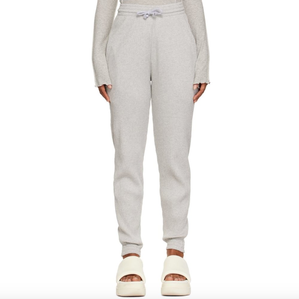 NWT Baserange Gray Organic Cotton Lounge Pants Sweatpants Size Small